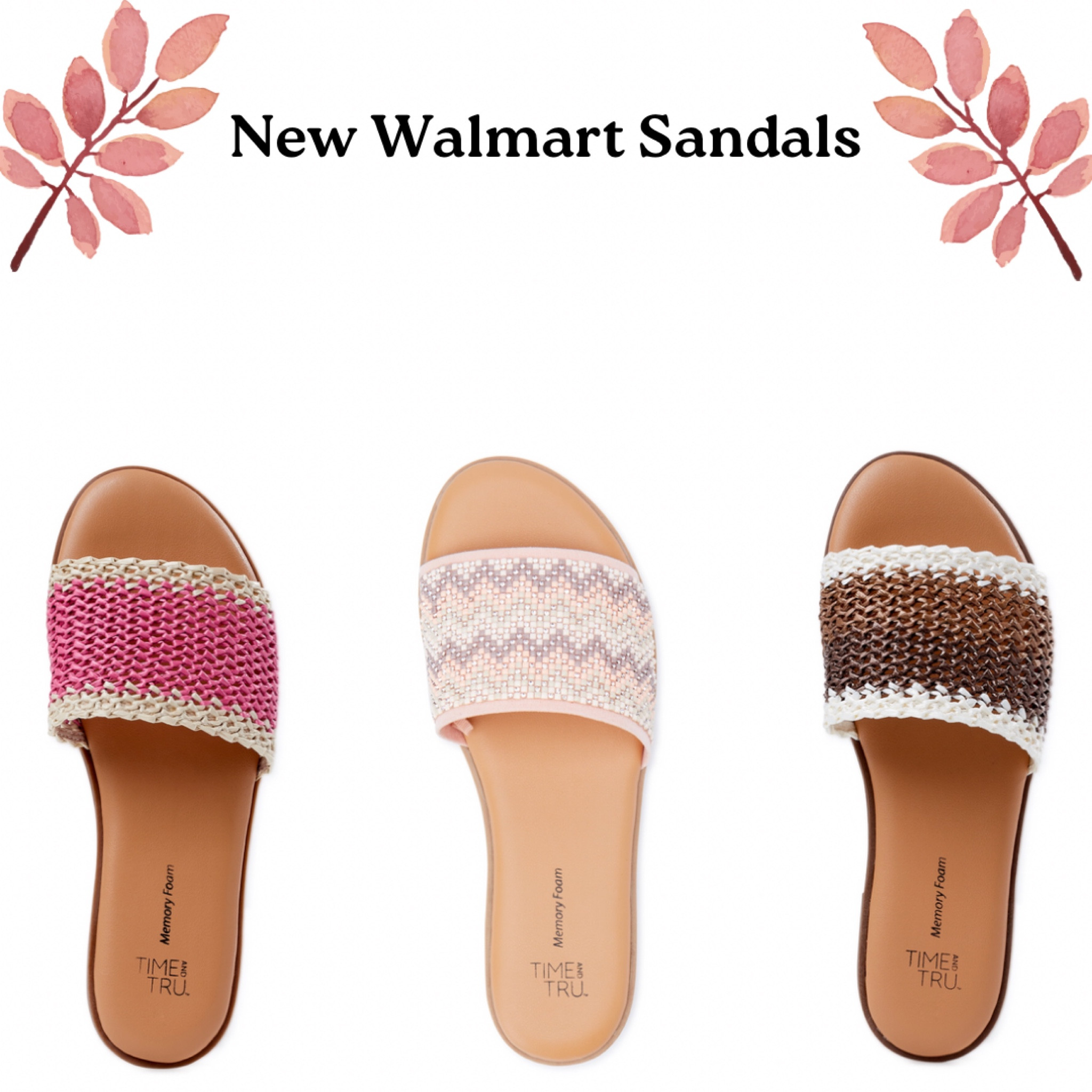 New spring sandals 💖 | sandals | Walmart | Walmart finds | Walmart fashion | spring sandals | slides | summer sandals 

#LTKshoecrush #LTKunder50 #LTKFind