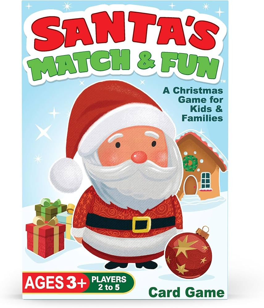 Santa's Match & Fun – A Christmas Matching Game for Kids Ages 3 + | No Reading Required to Play... | Amazon (US)