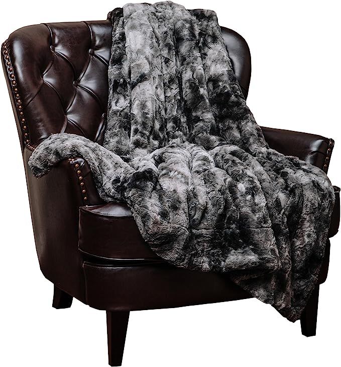 Chanasya Faux Fur Throw Blanket | Super Soft Fuzzy Light Weight Luxurious Cozy Warm Fluffy Plush ... | Amazon (US)