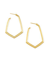 Lonnie Hoop Earrings in Gold | Kendra Scott