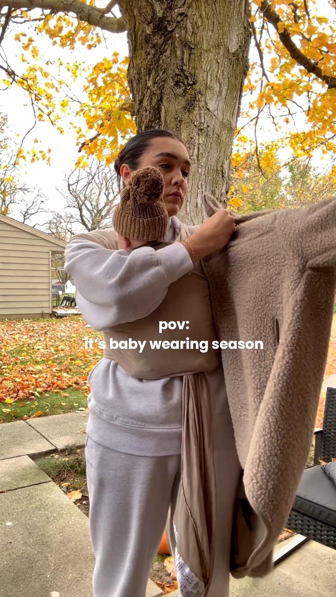 Baby wearing fleece jacket
Aritzia grey sweatpants and quarter zip set
Solly baby wrap

#LTKGiftGuide #LTKBaby #LTKSeasonal