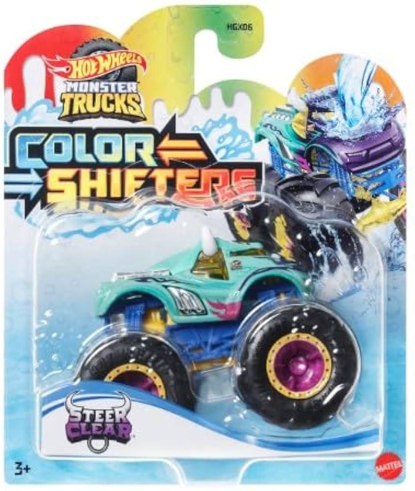Hot Wheels Monster Trucks Color Shifters Steer Clear | Amazon (US)