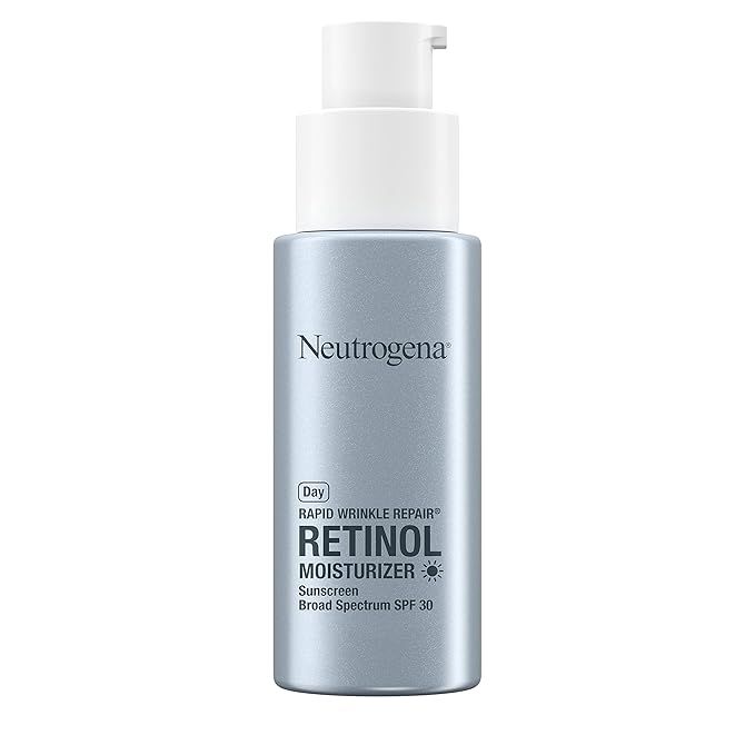 Neutrogena Rapid Wrinkle Repair Retinol Anti-Wrinkle Moisturizer with SPF 30 Sunscreen, Daily Ant... | Amazon (US)
