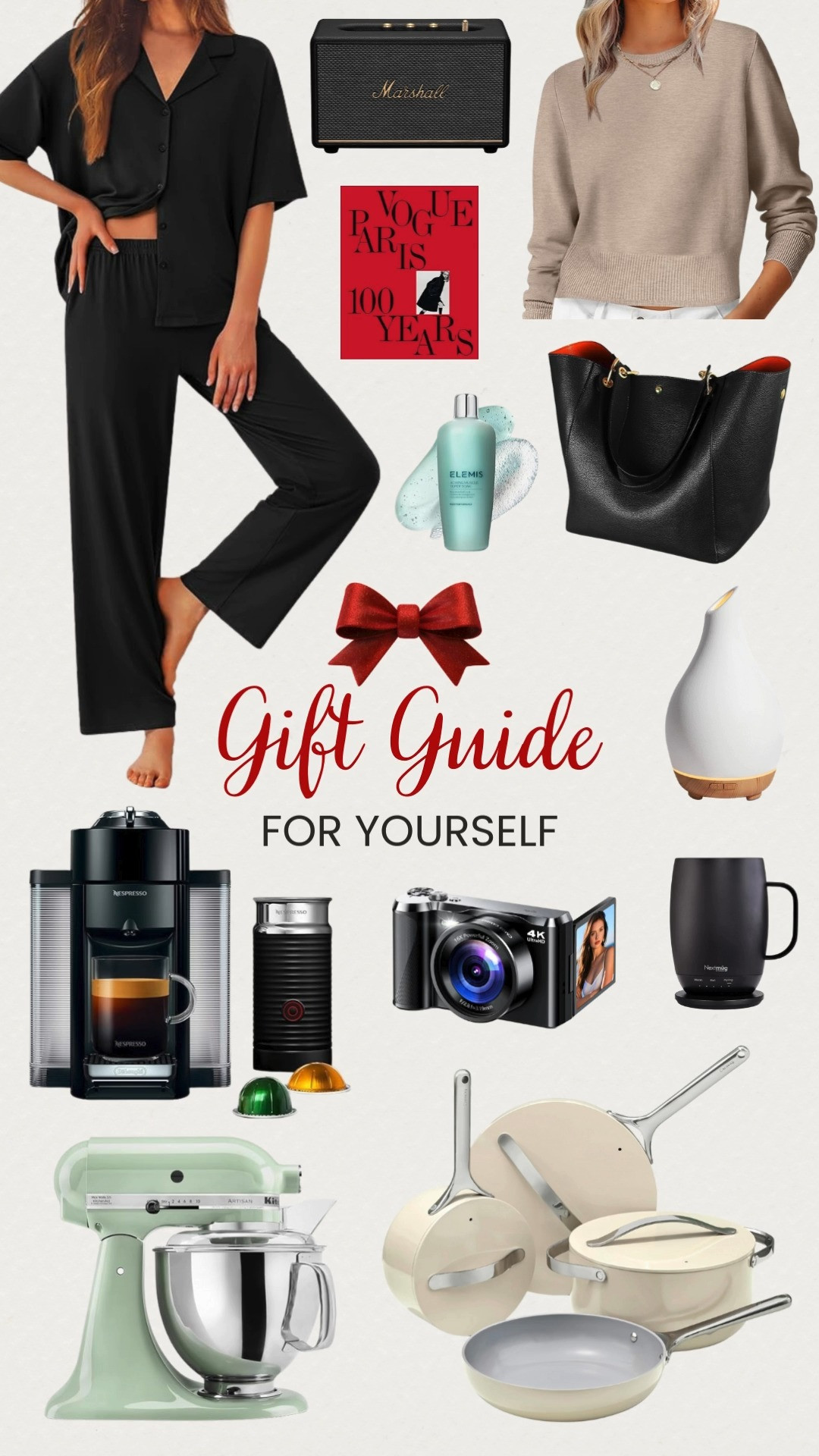This is your sign to treat yourself 🖤 From cozy pajamas and wardrobe staples to home upgrades and coffee essentials. Because the best gift guide is the one made just for you. 

 #LTKGiftGuide