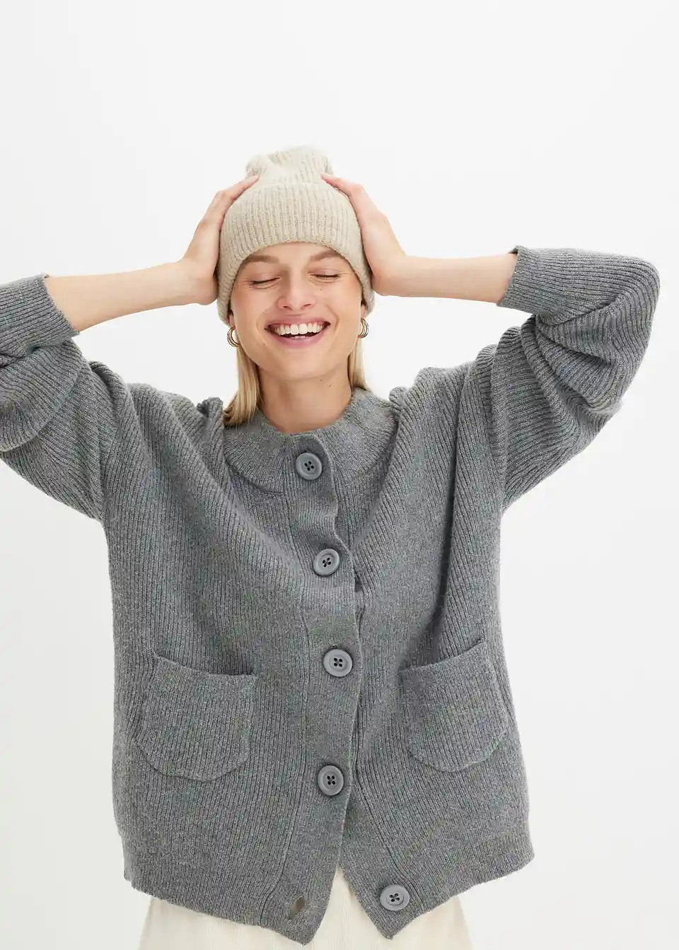 Oversize-Strickjacke | Bonprix DE