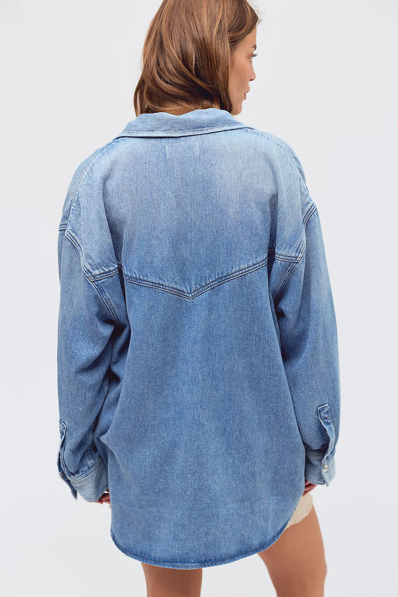 AGOLDE Lotta Denim Shirt | Free People (Global - UK&FR Excluded)