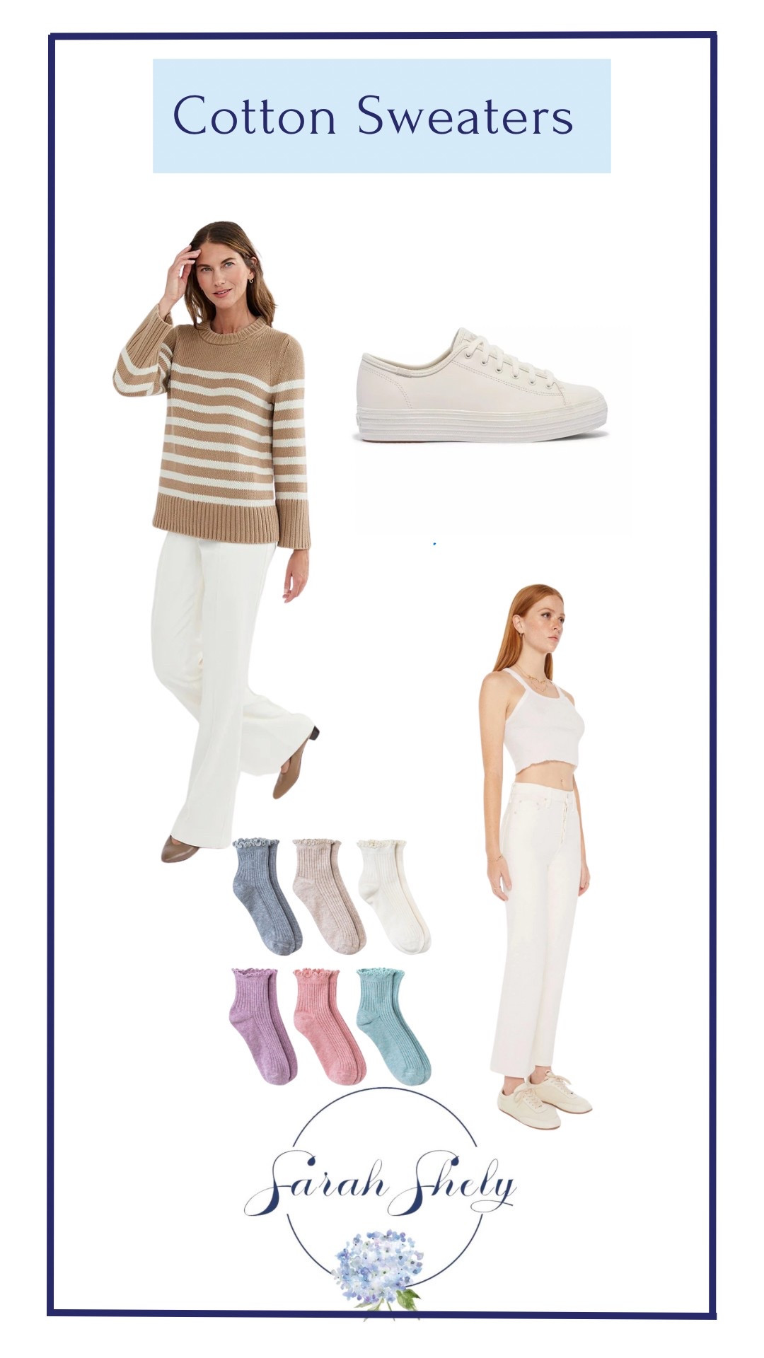 Cotton sweaters 🤍