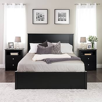 Prepac Stylish Flat Wood Panel Headboard for Queen Size Beds, Simplistic Wooden Queen Headboard 2... | Amazon (US)