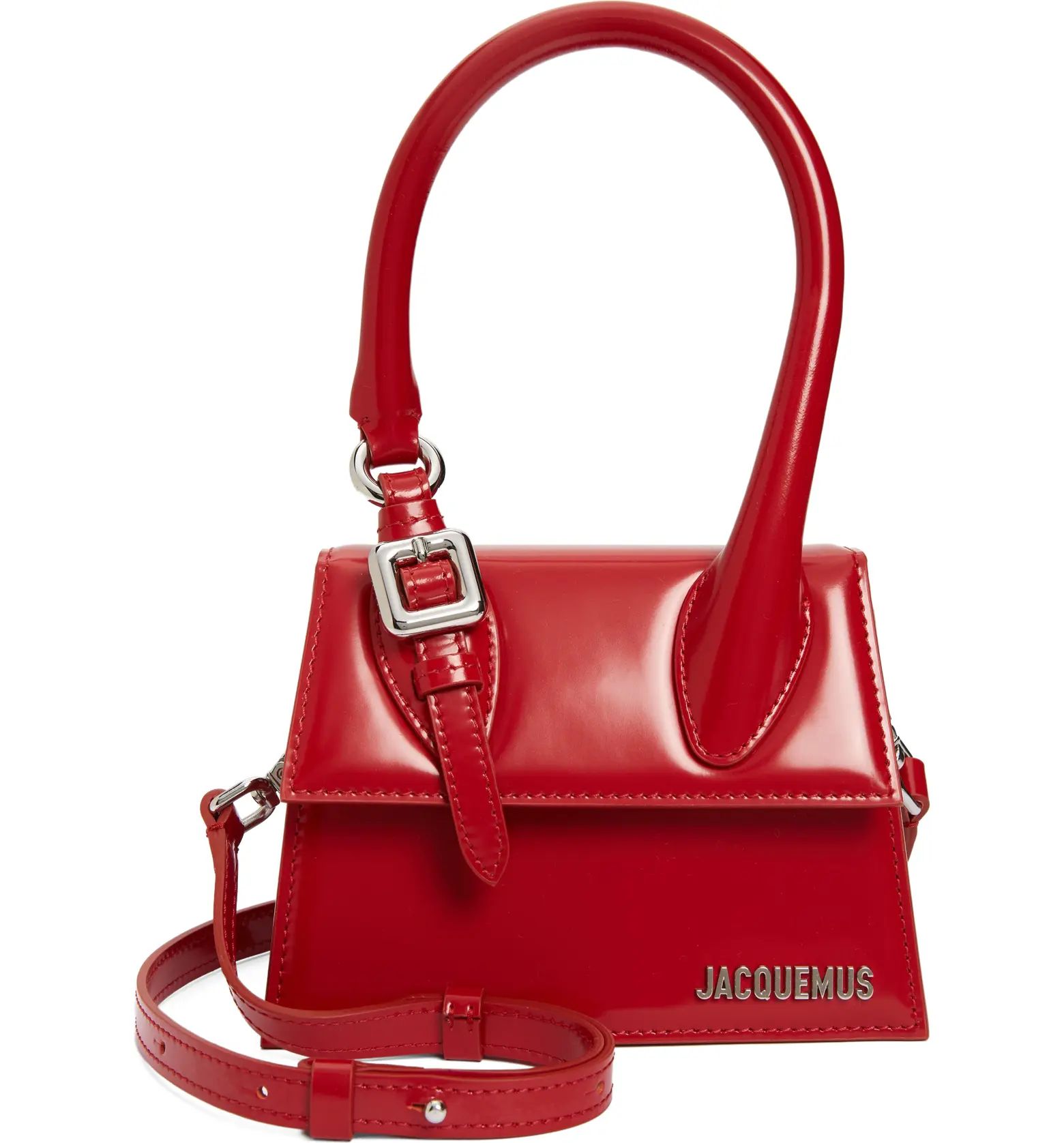 Le Chiquito Moyen Buckle Leather Top Handle Bag | Nordstrom