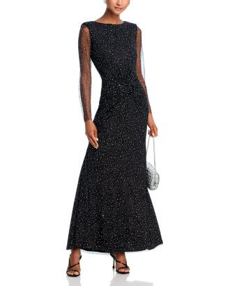 AQUA Embellished Twist Maxi Dress - Exclusive  | Bloomingdale's Women | Bloomingdale's (US)