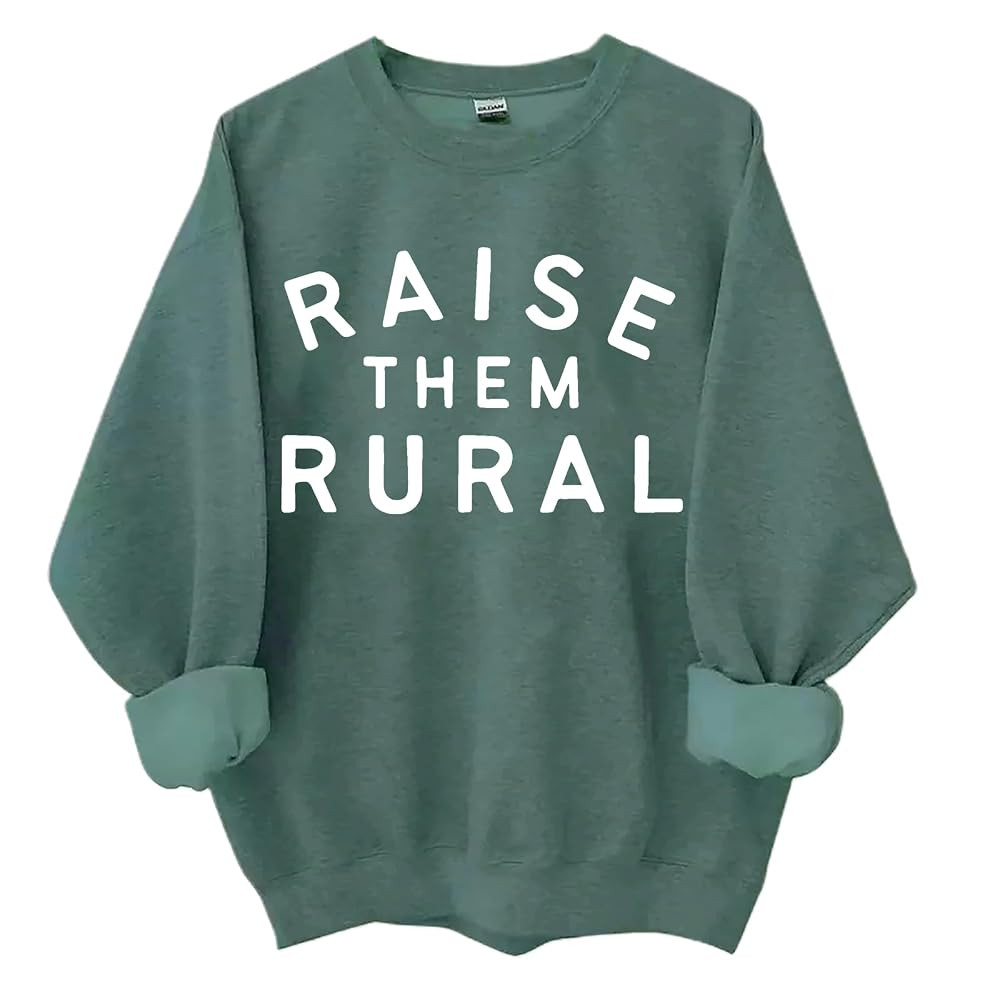 Raise Them Rural Sweatshirt Raise Them Rural Shirt Funny Unisex Sweatshirt | Amazon (US)