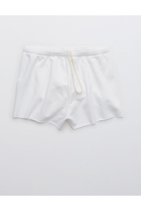 OFFLINE By Aerie OTT Fleece Short Women's White XXS | Aerie