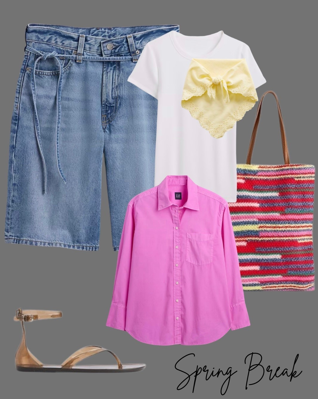 Spring break vibes all at 40% off! 
Gap sale 

#LTKootd #LTKSaleAlert #LTKOver40