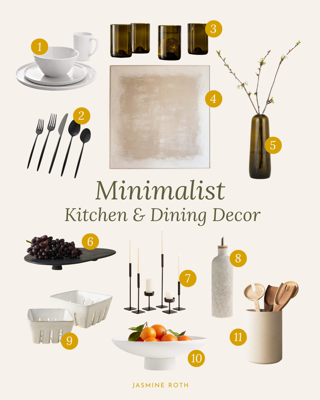 Minimalist Kitchen & Dining Decor 

 #LTKU #LTKHome #LTKStyleTip