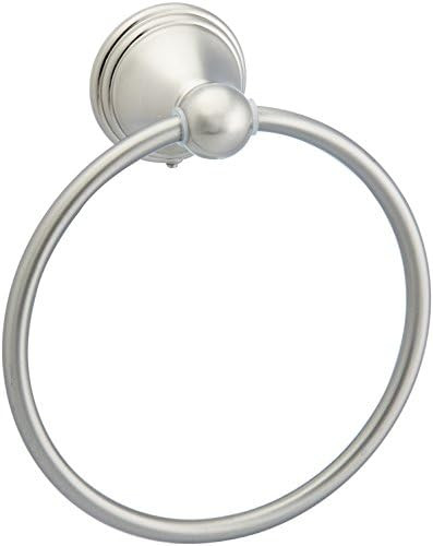 Amazon Basics AB-BR807-SN Modern Towel Ring, 6.3-inch Diameter, Satin Nickel | Amazon (US)
