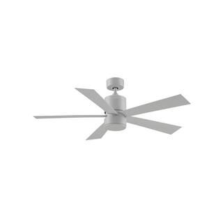 Torch 52 in. Integrated LED Matte White Ceiling Fan with Up and Down Light Kit and Remote Control | The Home Depot