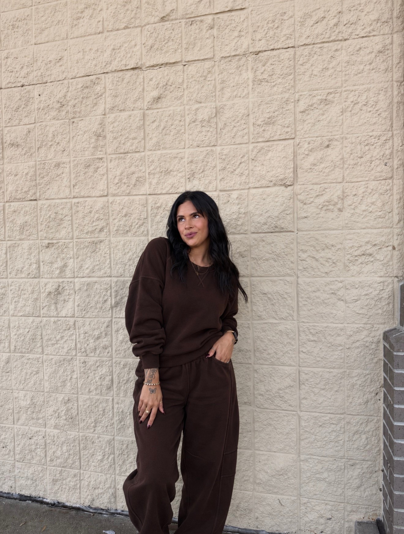 The color, the cozy vibes, the comfy set….it doesn’t get much better than this @Aerie
