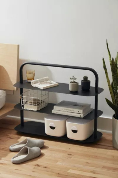 Open Spaces Entryway Storage Rack in Black at Urban Outfitters | Urban Outfitters (US and RoW)