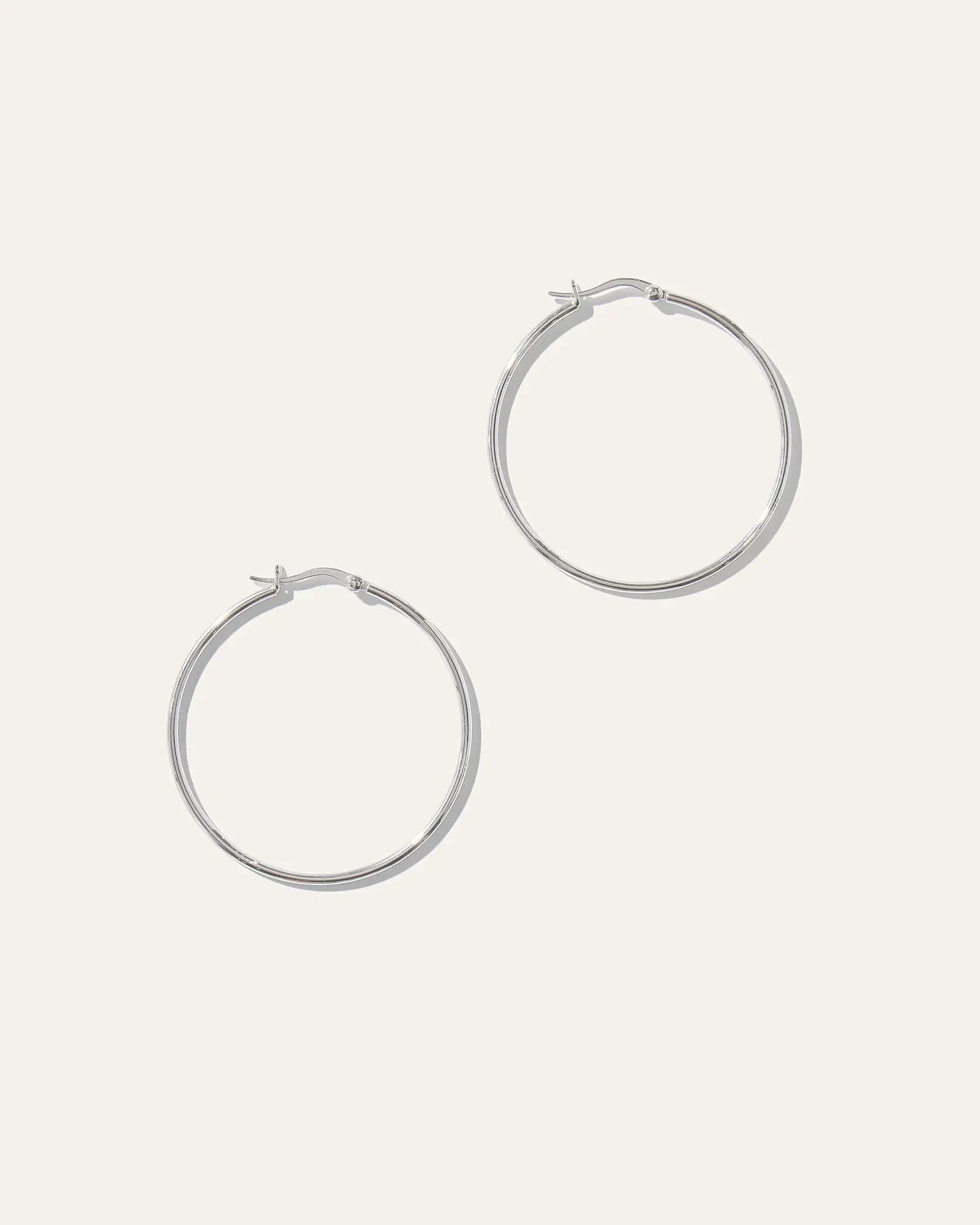 Silver Statement Hoops | Quince