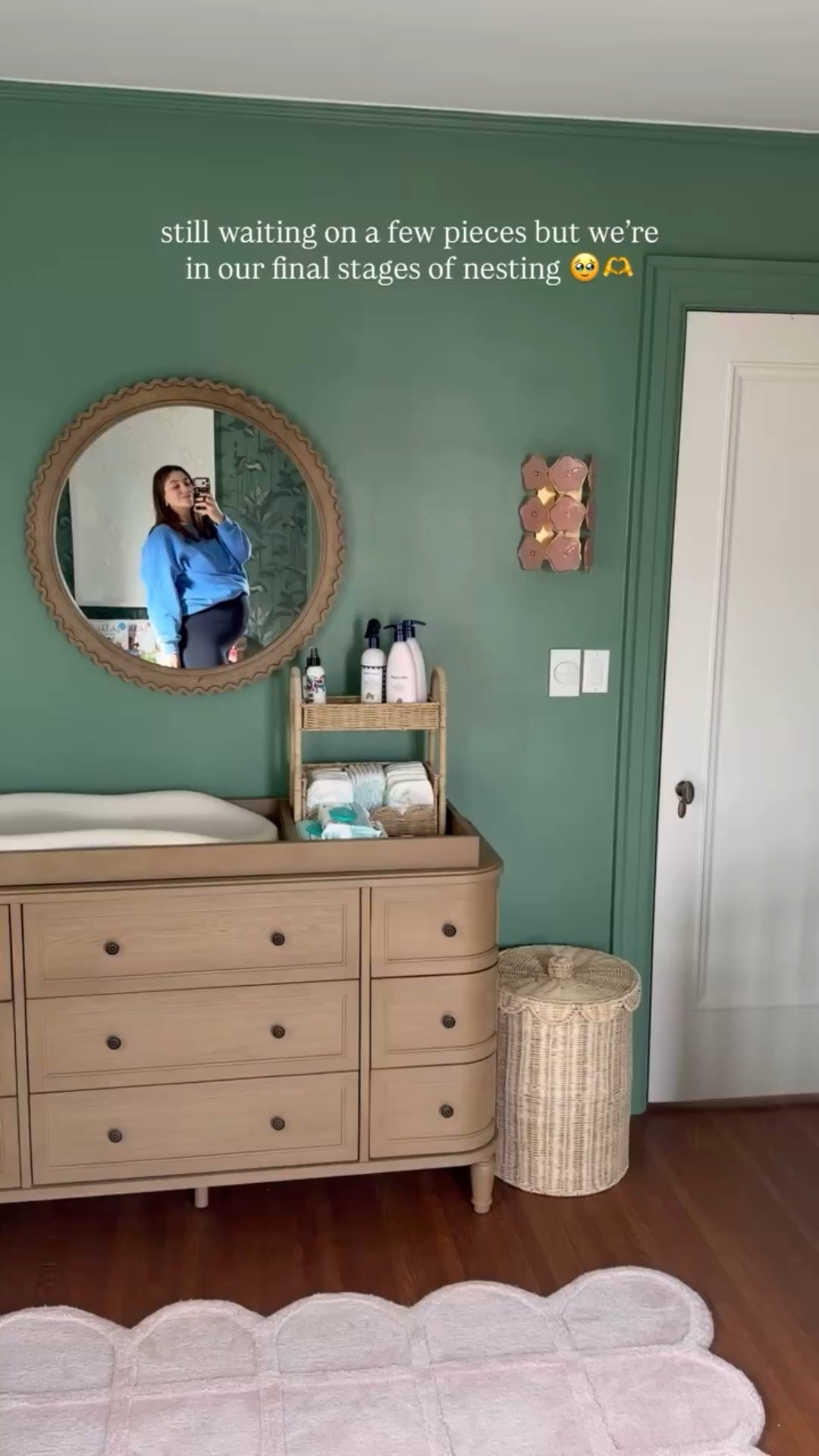 still waiting on a few pieces but we’re in our final stages of nesting 🥹🫶 

#LTKBaby #LTKmomlife #LTKHome