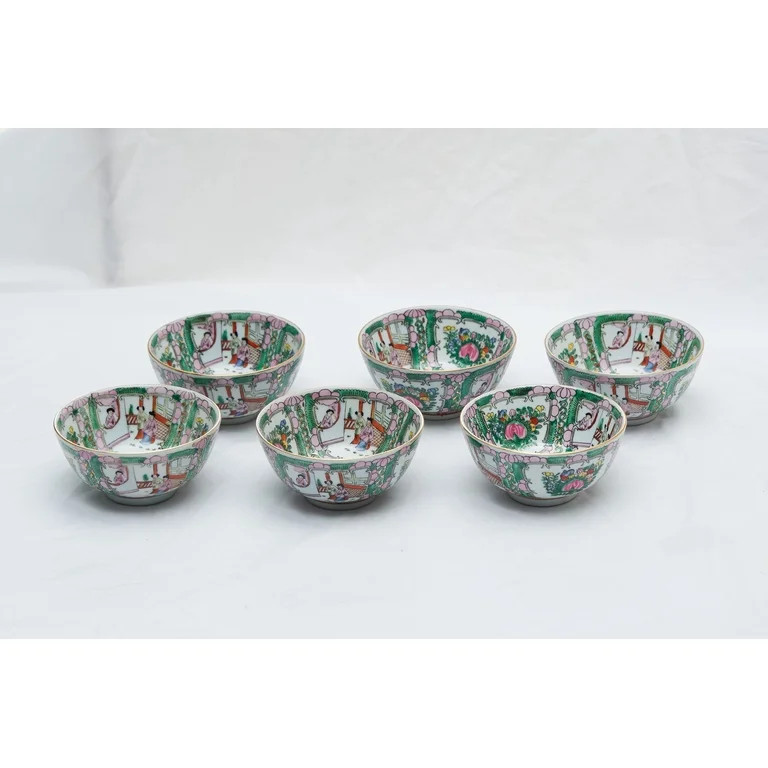 C&F Home Porcelain Bowl Rose Medallion  Blue | Walmart (US)