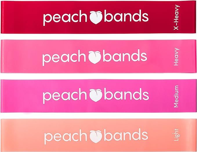 Peach Bands Resistance Bands Set - Exercise Workout Bands for Legs and Butt | Amazon (US)