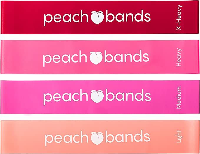 Peach Bands Resistance Bands Set - Exercise Workout Bands for Legs and Butt | Amazon (US)