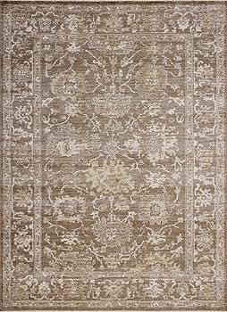 Loloi Magnolia Home by Joanna Gaines Pace Collection PAC-01 Bark/Natural 7'-10" x 10' Area Rug | Amazon (US)