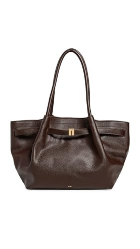 JW PEI Women's Hana Medium Tote Bag, Dark Brown, One Size | Amazon (US)