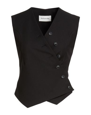 The Frankie Shop Woman Tailored Vest Black Size XS Polyester, Rayon, Elastane | YOOX (US)