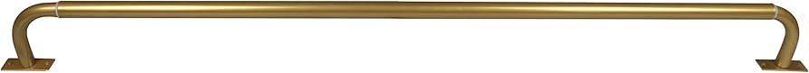 MERIVILLE 1-Inch Diameter Wrap Around Blackout Curtain Rod, 28-Inch to 48-Inch, Gold Finish | Amazon (US)