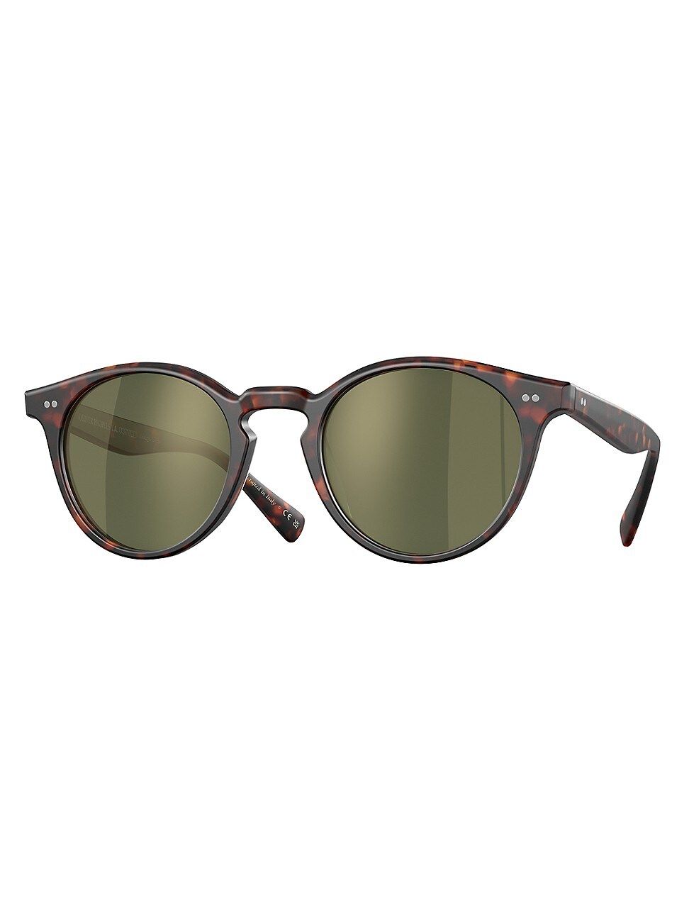 Men's Romare Phantos 50MM Round Sunglasses - Brown - Brown | Saks Fifth Avenue