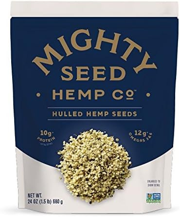 Mighty Seed Hemp Hulled Seeds, 24 Ounce | Amazon (US)