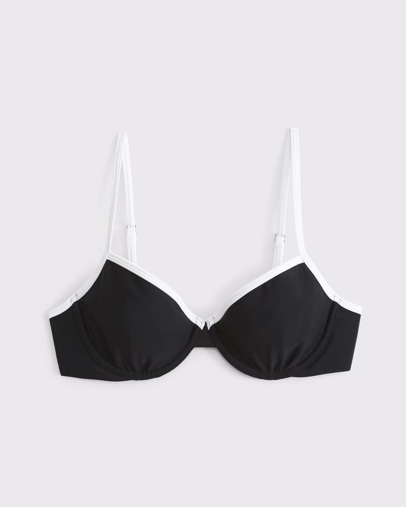 90s Clean Underwire Bikini Top | Abercrombie & Fitch (US)