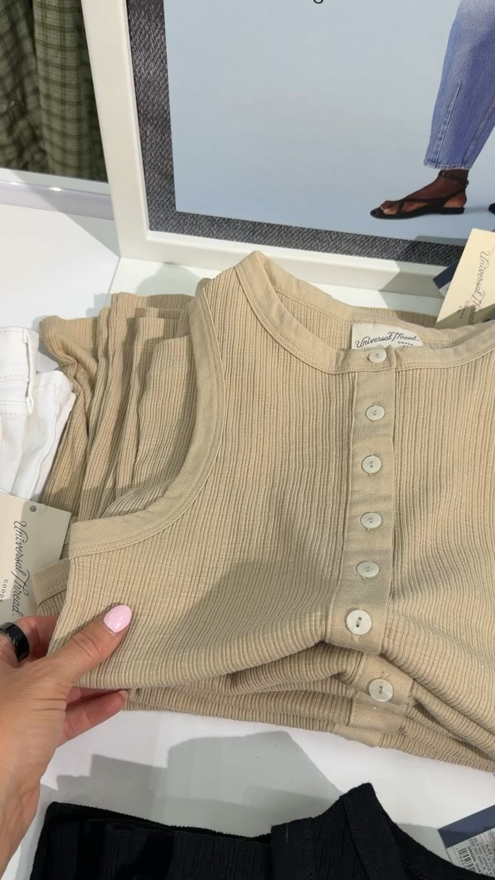 This Target top is such a good basic with a little something extra! 🤎 Love the brown, button detail and fitted ribbed look. So easy to dress up or keep casual and wear on repeat!

#TargetStyle #TargetFinds #TargetFashion #AffordableFashion #LTKFinds