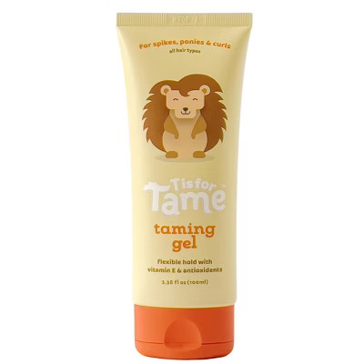 T is for Tame - Hair Taming Gel for Toddlers, Babies, Vegan & Organic Hair Gel, Anti-Frizz, Non-Sticky, Vitamin E Infused, 3.38 fl oz | Target