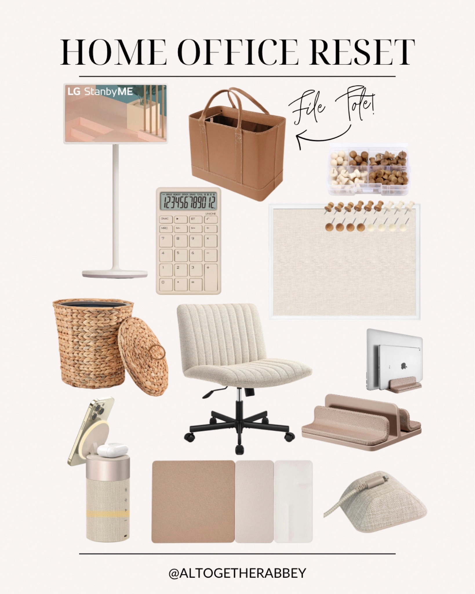 Aesthetic Home Office Reset | New Year Home Refresh | Neutral Office Supplies 

#amazonfinds #founditonamazon #aestheticoffice #deskchair #fileorganizer #homeoffice #workfromhome #newyearsresolutions

#LTKworkwear #LTKhome #LTKitbag