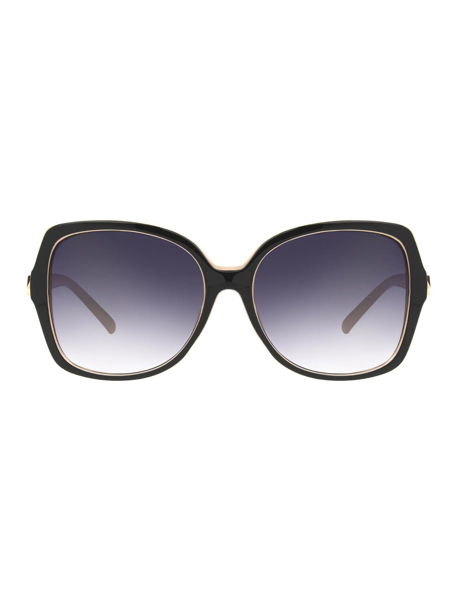 Foster Grant Women's Square Black Sunglass | Walmart (US)