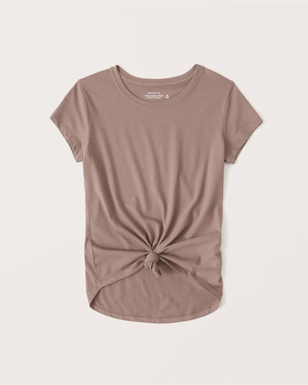 Knotted Crew Tee | Abercrombie & Fitch (US)