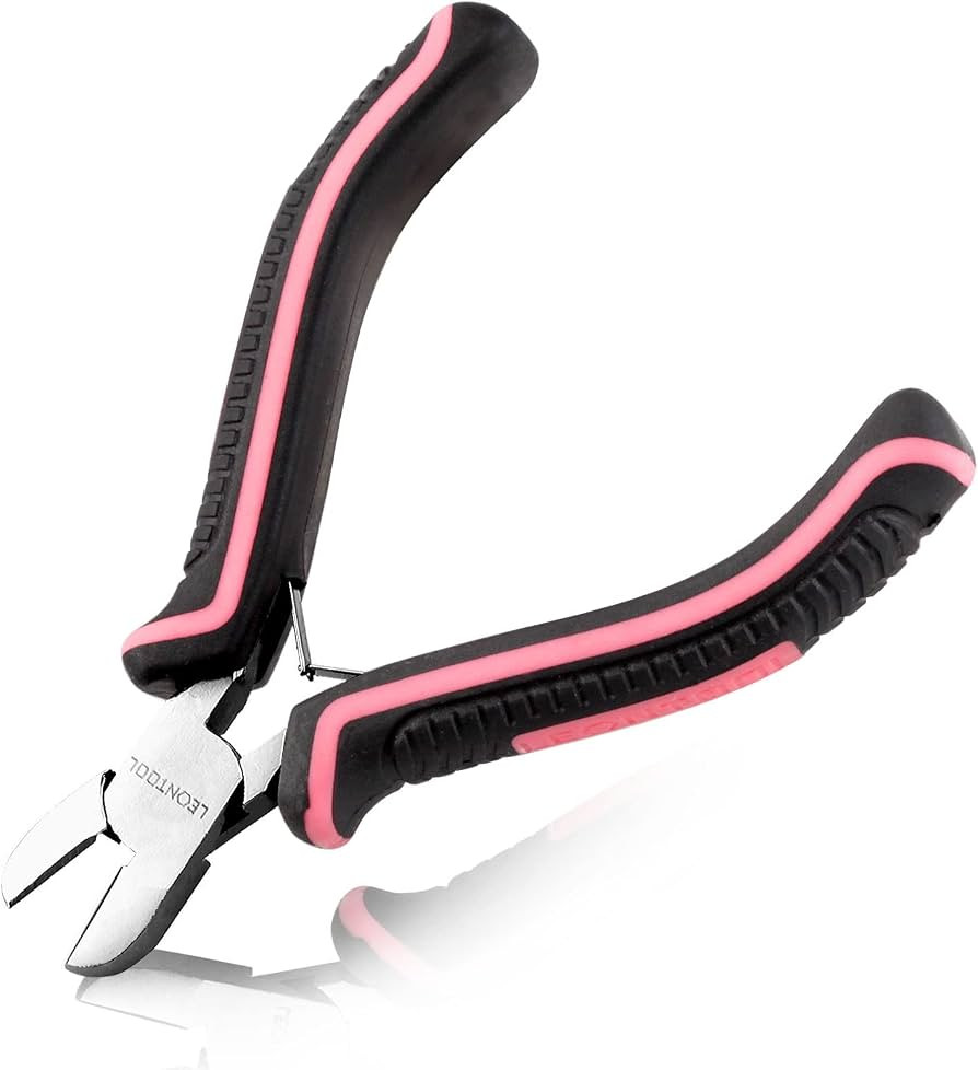 Mini Diagonal Cutting Pliers 4 Inches Side Cutters with Spring | Amazon (US)