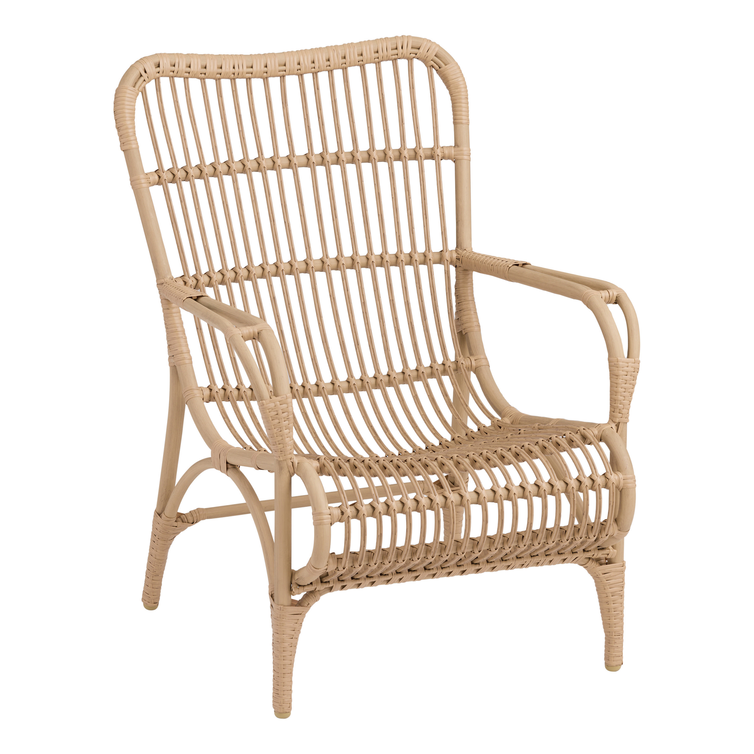 Hanalei Bamboo All Weather Wicker Outdoor Chair Set of 2 | World Market