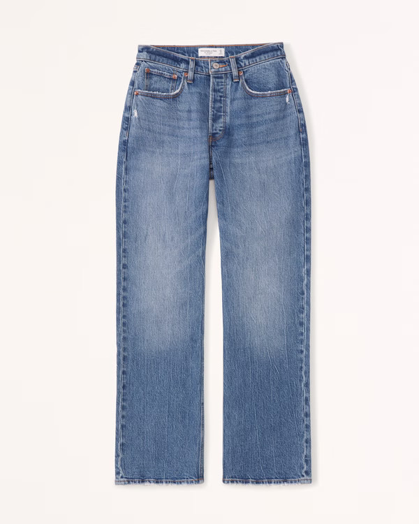 Women's Low Rise 90s Baggy Jean | Women's Bottoms | Abercrombie.com | Abercrombie & Fitch (US)