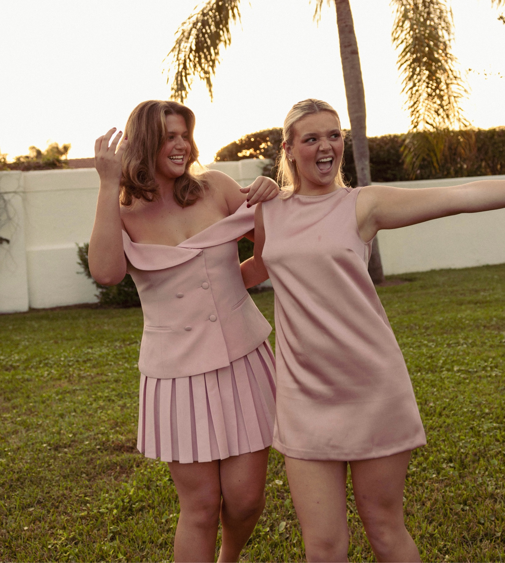 Hiiiii pink outfits x Florida Christmas! XL in Meshki, M in h&m !!!