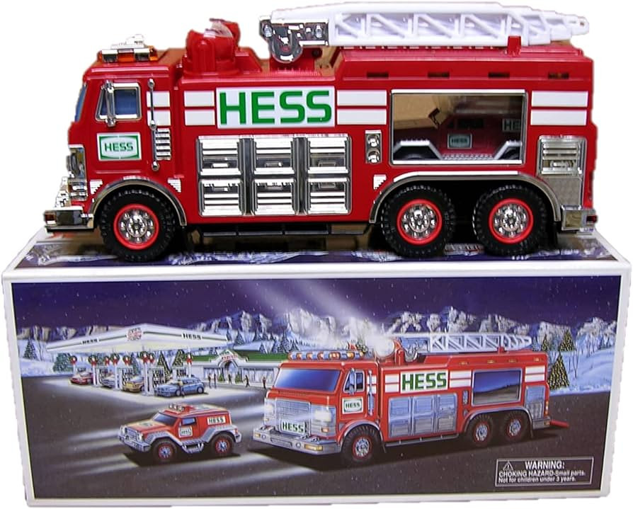 Amazon.com: Hess 2005 Emergency Truck with Rescue Vehicle by Amerada Hess Red : Toys & Games | Amazon (US)