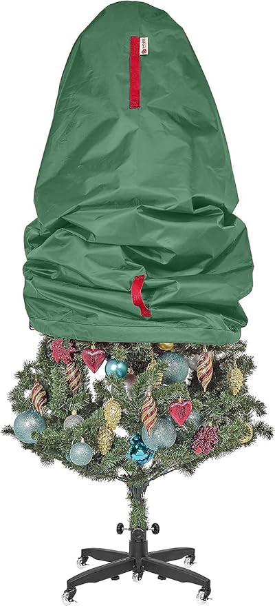 Upright Christmas Tree Storage Bag - Fits 4 Ft Artificial Xmas & Topiary Tree, Vertical Holiday C... | Amazon (US)