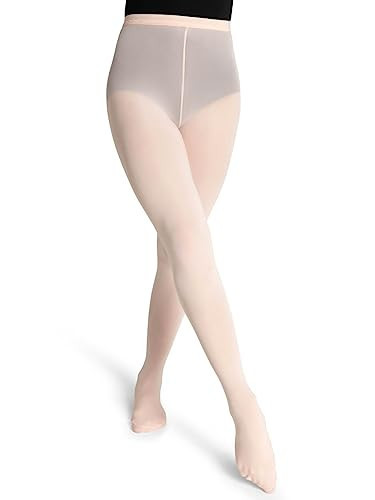 Capezio Women's Ultra Soft Transition Tight ? Versatile Footed or Footless Design, Moisture Wicking, Seamless Comfort for Dancers and Active Wear, Small/Medium, Ballet Pink | Amazon (US)