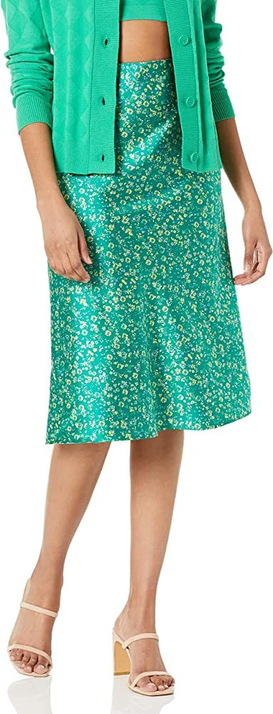 The Drop Women's Maya Silky Slip Skirt | Amazon (US)