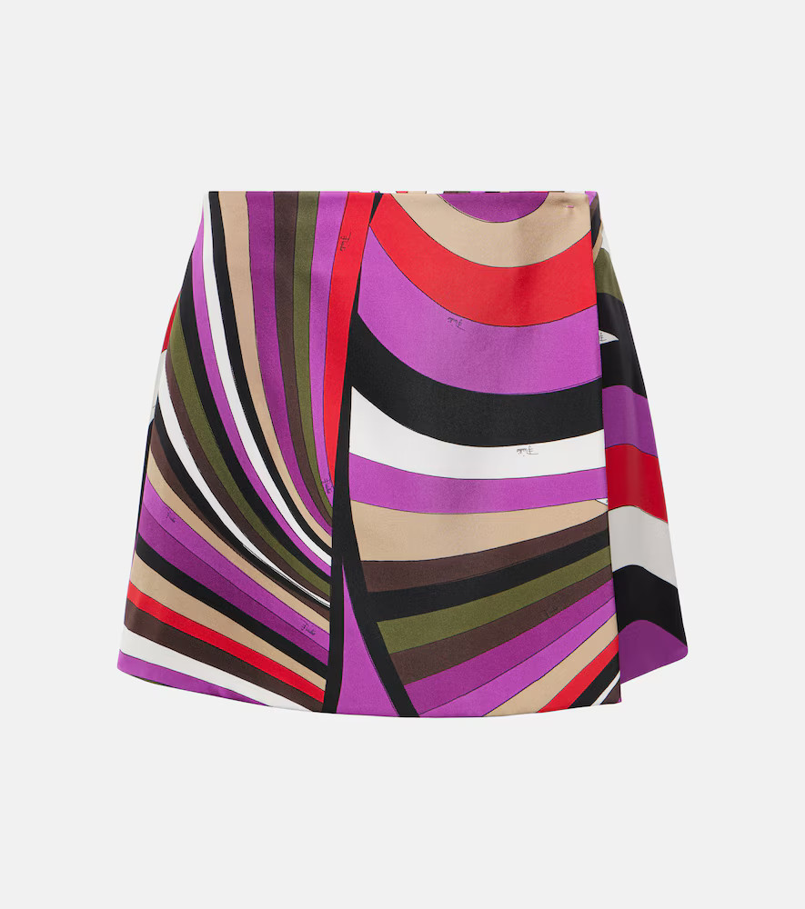 Pucci Printed silk miniskirt | Mytheresa (US/CA)