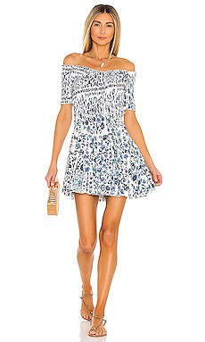 Soledad Off Shoulder Mini Dress
                    
                    Poupette St Barth | Revolve Clothing (Global)