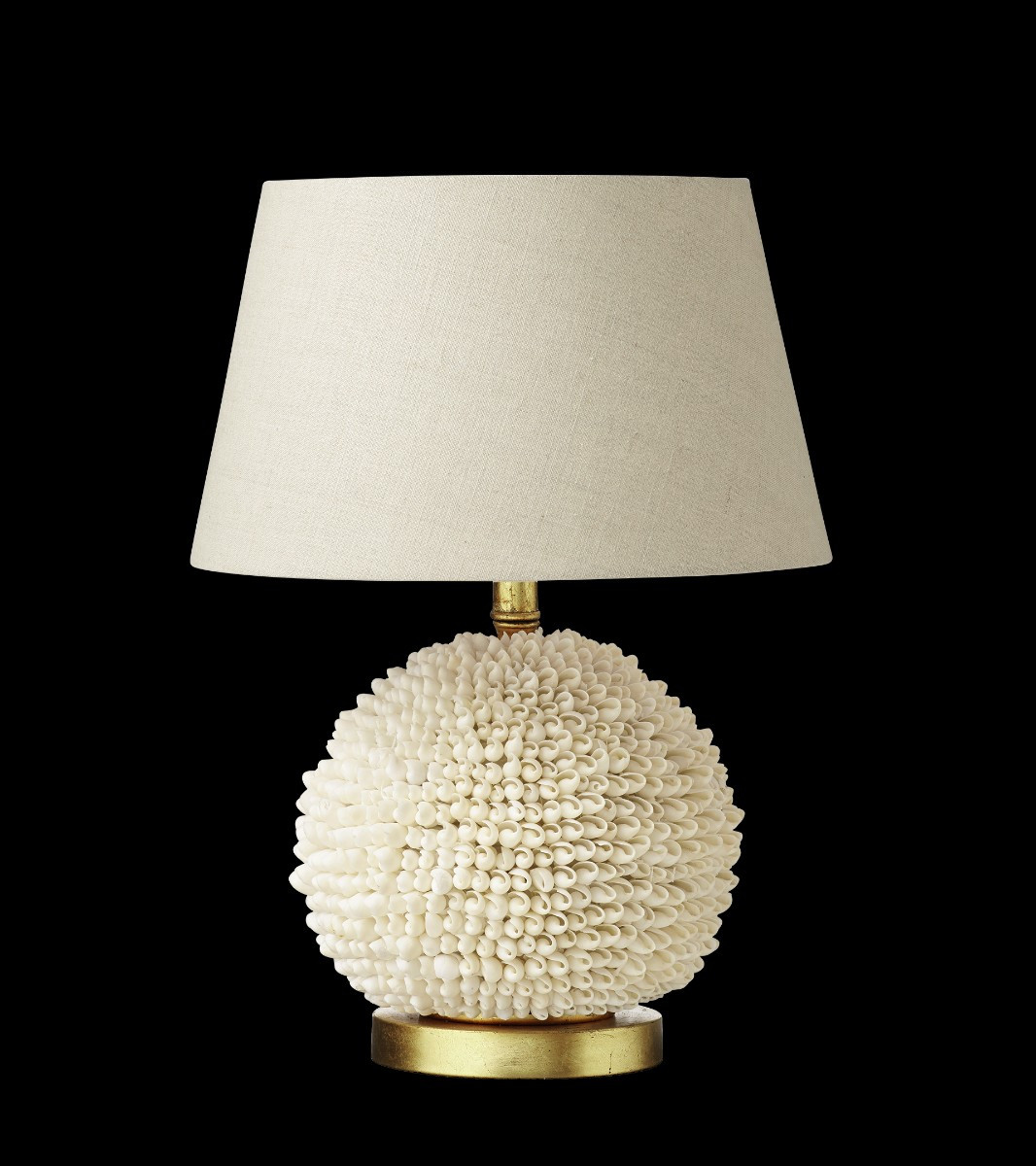 Cowrie Table Lamp - Shell White | OKA US